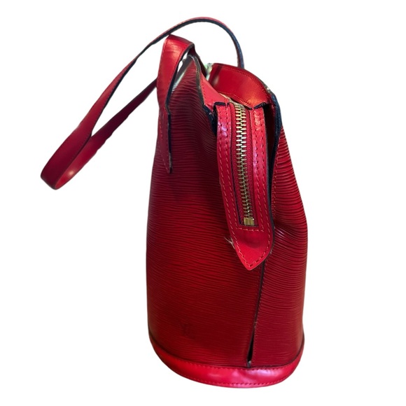 Louis Vuitton St. Jaques Red Epi Leather Bag EUC A20994 - Picture 7 of 11